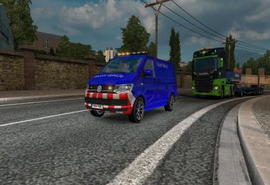 Special Transport VW Transporter T6 Skinable by Azorax Modding