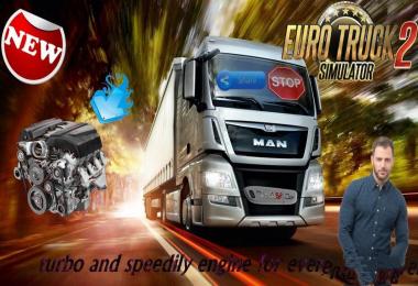 Turbo and speedily engine for every trucks
