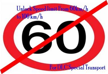 Unlock Speed limit AI escort car For DLC Special Transport