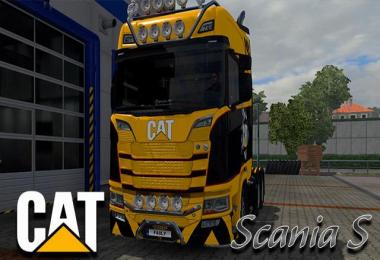 CAT skin for Scania S Next Gen 1.30.x