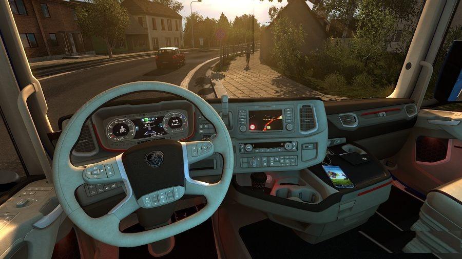 Scania New Generation Interior Alcantara - Modhub.us