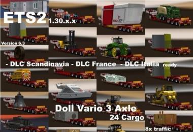 Doll Vario 3Achs with new backlight and in traffic v6.3