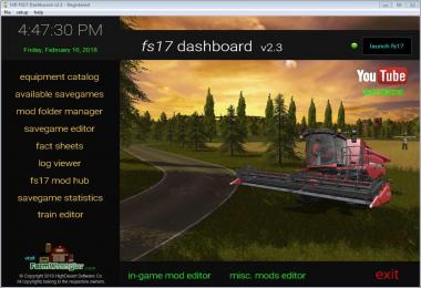 FS17 Dashboard v2.3