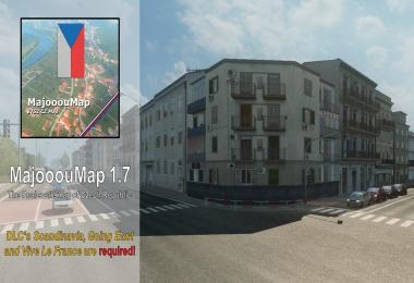 MajooouMap v1.7 / Real-scale map of Czech Republic 1.30