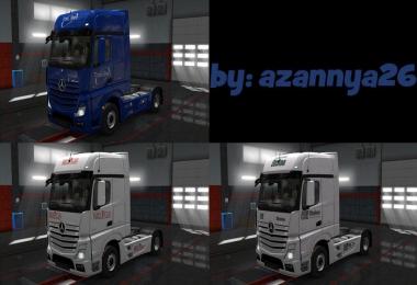 Mercedes New Actros Retro Skin Pack 1.30 by azannya26