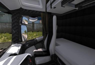 Scania R Black White Interior 1.30.x