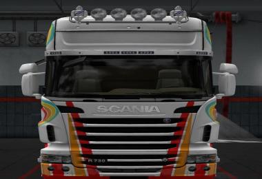 Striped Skin for Scania R 2012 v1.0