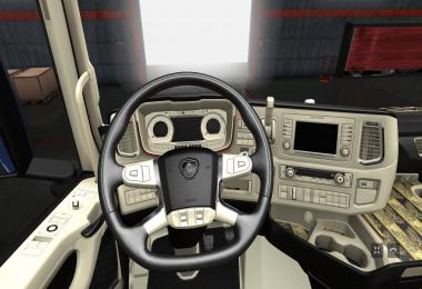 The interior for Scania 2016 v4.0