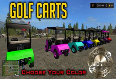 Golf Cart LARGE Color Selection v1.0