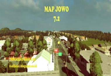 Map Jowo v7.2 (Indonesian Map for ETS2 v1.30)