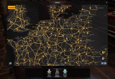 RusMap and Poland Rebuilding road connection 1.30