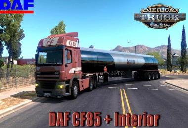 [ATS] DAF CF85 + Interior v0.2.1 (1.31.x)