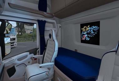 Scania New Generation Interior White Blue 1.31