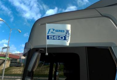 Scania R series 560 Flags & Pennant v1.0