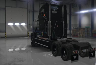 Uncle D Logistics VTC Freightliner FLD V2.0 ONLY Black Skin v1.1