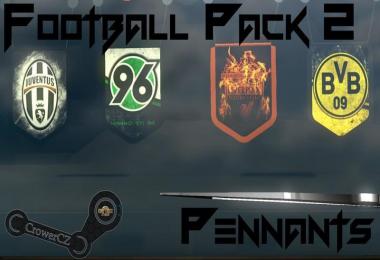 FOOTBALL PENNANTS PACK #2