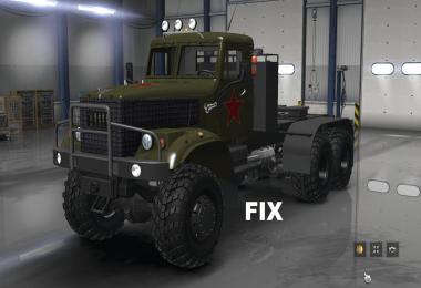 Fix for truck Kraz 255 v1.0