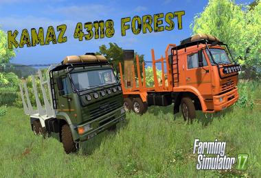Kamaz 44118 Forest + Trailer v1.0