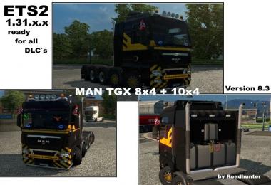 MAN TGX 8x4 10x4 ETS2 1.31.2.x
