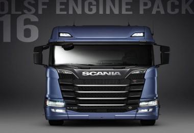 OLSF Engine Pack 16 for Scania S 2016 v16.0