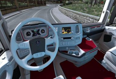 Scania New Generation Interior White Red v1.0