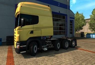 Scania RS fix Correction of rotary axles 1.31.x