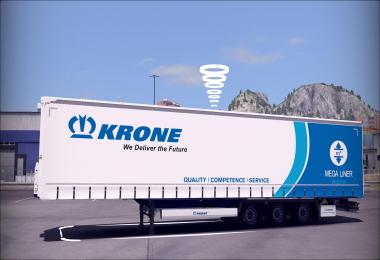 Scs New Krone Trailer Reworked Lowbed Megaliner 1.31