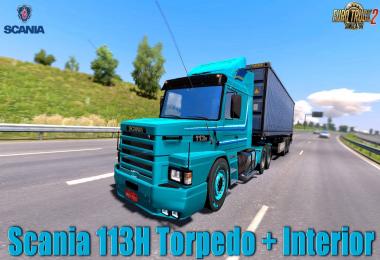 Scania 113H Torpedo + Interior v2.1.0