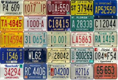 ATS U.S. States Apportioned License Plate Pack v1.0