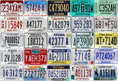 ATS U.S. States Apportioned License Plate Pack v1.0