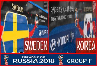 FIFA WORLD CUP 2018 RUSSIA Group F Official Buses Volvo 9800 v1.0