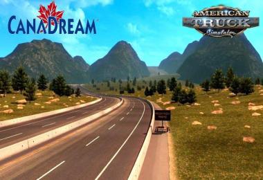 CanaDream Map v2.6.1 by ManiaX 1.31.x for ATS