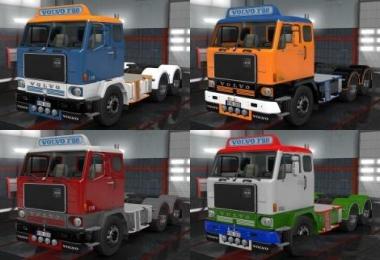 4 Colours changeable Paint Job for Volvo F88 v1.0