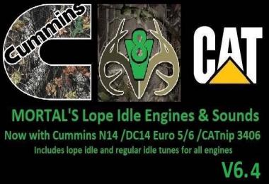 MORTAL'S LOPE IDLE ENGINES & SOUNDS ATS&ETS2 v6.4