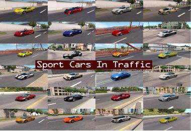 Sport Cars Traffic Pack by TrafficManiac for ATS v1.4