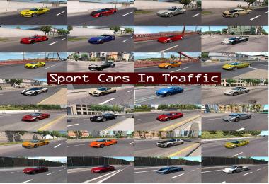 Sport Cars Traffic Pack ATS by TrafficManiac v1.5