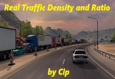 Real Traffic Density and Ratio ATS 1.32