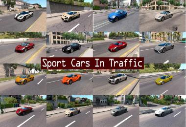 Sport Cars Traffic Pack by TrafficManiac for ATS v1.6