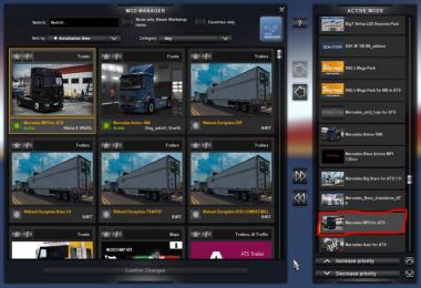 Mercedes Benz MP2 for ATS Fixed + Standalone v1.0