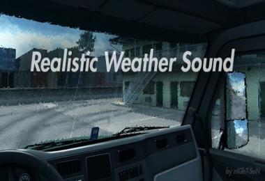 Realistic Weather Sound v1.7.9 for ATS 1.32.x