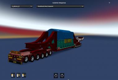 Doll Trailer with Vessel Bridge 6 and 6 Axles 1.32.x