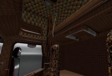 Interior Brown Danish Style for Scania RJL v1.0