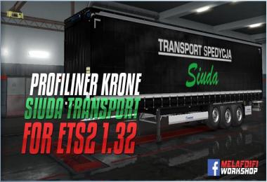 Trailer Siuda Transport For ETS2 1.32.x