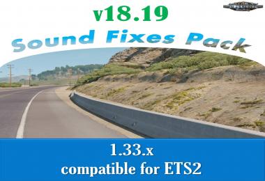 [ATS] Sound Fixes Pack v18.19 1.33.x