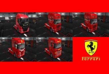 Ferrari Truck and Ownership Trailer Skin Set v1.0