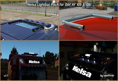Kelsa Lightbars for DAF XF 105 & 106 v1.83