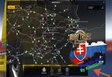 New Slovakia Map by KimiSlimi v9.0