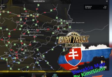 New Slovakia Map by KimiSlimi v9.0b