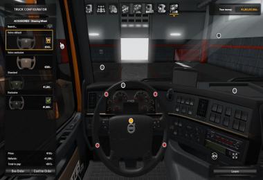 Steering Wheels Volvo VNL for Volvo FH16 Classic 1.32