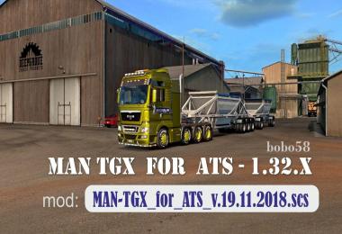 Truck MAN TGX in ATS 1.32.x